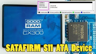 FIXING problem Disk Unknow not initialized  SATAFIRM S11 REPAIR SSD  Kingston sa400 GoodRam cx300 [upl. by Eaner244]