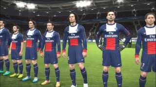 Paris SG  Leverkusen PES 2014  C1 League 18ème de Finale  Retour  CPU Vs CPU [upl. by Agace]