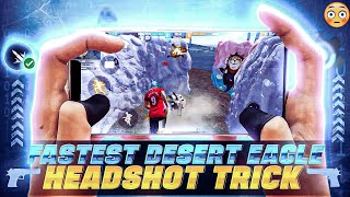 Fastest Desert Eagle ONETAP Headshot Trick On Mobile  Reload Trick  Very Short Range One Tap Trick [upl. by Abshier]