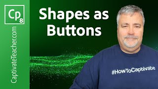 Use Adobe Captivate 8 Shapes as Buttons with Rollovers [upl. by Enirolf]