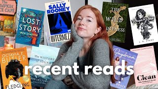 all the books i read and dnfed in october  sally rooney booktok romcoms a lil rant review [upl. by Viv]