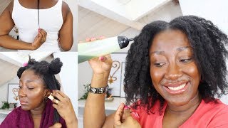 Rice Water amp Hot Oil treatment For Extreme Hair Growth  thinfine natural hair  Adede [upl. by Felske871]