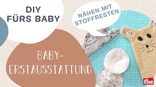 Babyerstausstattung selber nähen  Upcycling  ​ DIYMamis x Prym [upl. by Terrie]