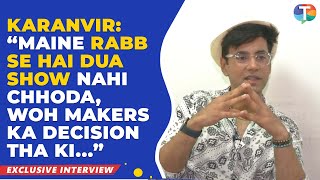 Karanvir Sharma breaks SILENCE on quitting Rabb Se Hai Dua reacts to linkup with Debattama Saha [upl. by Nowd]