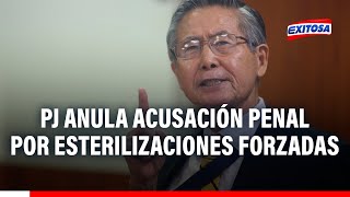 🔴🔵Alberto Fujimori PJ anula acusación penal contra expresidente por esterilizaciones forzadas [upl. by Bassett]