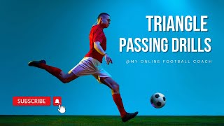 Triangle Passing Football Drills U7U8U9 amp above coaching [upl. by Valeda4]