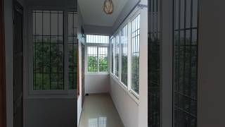 Upvc Balcony Sliding Windows  Balcony Window Designs upvc interiordesign windows home shorts [upl. by Akinek]