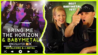 BRING ME THE HORIZON FT BABYMETAL quotKingslayerquot  Live  NexFest  Audio Engineer amp Wifey React [upl. by Aihsat50]