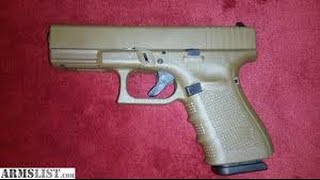 Lipseys Glock 19 FDE Lipseys Carakote Edition Product Review 9mm 17 23 26 34 22 24 43 Cal Best [upl. by Chambers367]