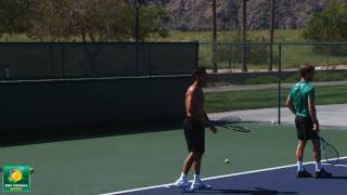 Nicolas Almagro Hitting Serves in Slow Motion HD  Indian Wells Pt 09 [upl. by Rolat]