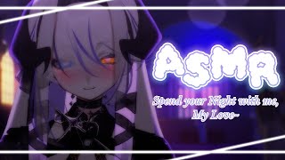 VOD ASMR 💜 BLUE YETI 💜 Spend Your Night With Me My Love Soft SpokenWhispersKisses and more [upl. by Bernetta]