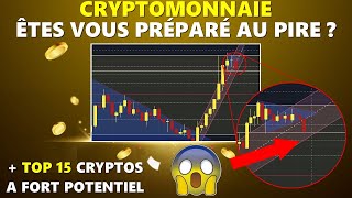 DES SIGNAUX PRÉOCCUPANTS  😱 Analyse cryptomonnaies  Bitcoin Ethereum BNB Vechain Cardano 📈 [upl. by Blair]