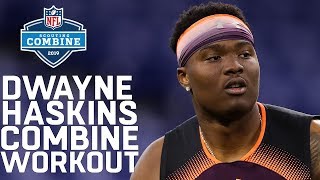 Dwayne Haskins Combine Workout  2019 NFL Scouting Combine Highlights [upl. by Hui]