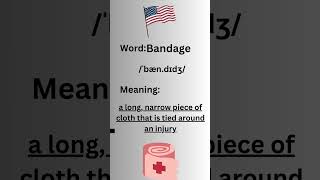 How to Pronounce Bandage in American Accent Correctly americanaccent americanpronounce [upl. by Shirleen]