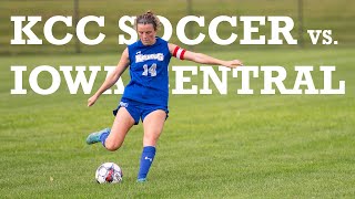 KCC Soccer vs Iowa Central Community College [upl. by Nerrual]