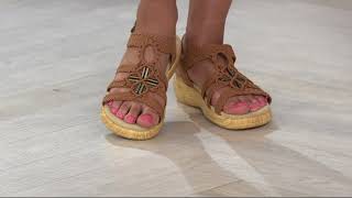 Alegria Braided Detail Sandals  Jena on QVC [upl. by Chemosh]