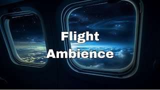 Airplane White Noise Ambience  Takeoff and Flying  Read Study and Sleep [upl. by Erbas]