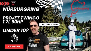 Twingo 12L 60HP Nürburgring under 10 [upl. by Ide892]