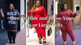 Dos amp Donts to Hide A Large Belly and Fupa  Style Tips How to Style Plus Size [upl. by Attenov]