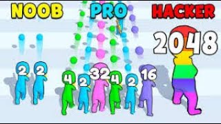 Merge Grabber Noob vs Hacker Gameplay shortfeed shorts [upl. by Notsahc]