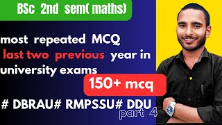 bsc 2nd sem  last two year pervious year questions paper  solution 150 questions by umesh sir [upl. by Annamaria]