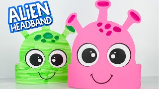 Alien Headband Craft For Kids [upl. by Kcirdaed]