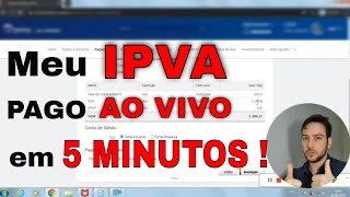 Como pagar o IPVA pela INTERNET  Mais FÁCIL e PRÁTICO [upl. by Dougherty]