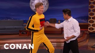 Steven Ho Hits Conan With Bruce Lees One Inch Punch  CONAN on TBS [upl. by Nobie]