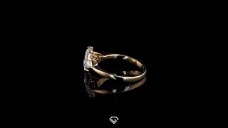 074 Carat F VVS2 Marquise Shaped Diamond Proposal Ring [upl. by Ellwood]