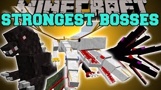 Minecraft OVERPOWERED BOSSES THE STRONGEST MOBS ALIVE Mod Showcase [upl. by Casavant]