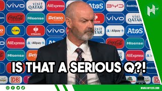 Is that a SERIOUS question  HEATED Steve Clarke press conference [upl. by Ikkiv]