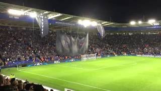 Leicester City Champions League Debut UCL Anthem  Prematch Display [upl. by Nivled32]