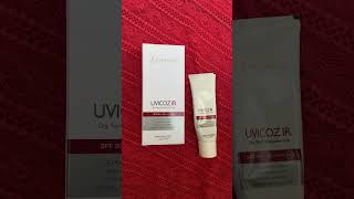 UVICOZ IR Dry Touch Sunscreen Gel SPF50 suncreen skincare skin skincareroutine skinwhitening [upl. by Sinoda804]