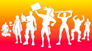 DANSES Fortnite SAISON 8 Chapitre 2 du passe de combat [upl. by Adalard]