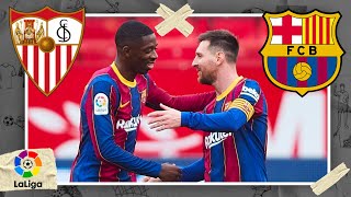 Sevilla vs Barcelona  LALIGA HIGHLIGHTS  2272021  beIN SPORTS USA [upl. by Lagasse]