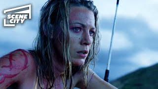 The Shallows Final Shark Fight Scene Blake Lively 4K HD Clip [upl. by Yuk]