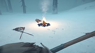 The Long Dark Early morning hunt with travois [upl. by Enahpad]