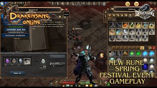 Drakensang Online  New Rune  Spring Festival Event  Gameplay  Guide  Testing  Drakensang  Dso [upl. by Nesral]