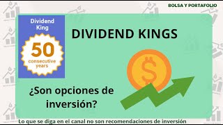 Dividend Kings dividendos dividendkings invertir bolsadevalores finanzas bolsayportafolio [upl. by Berardo]