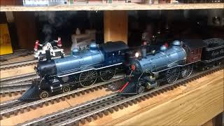 Bells And Whistles MTH 440 American Steam Loco NYC BampO Beautiful 1860 Steam Operating O Scale Train [upl. by Coats]