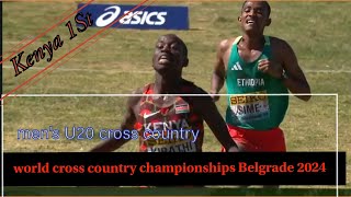 mens U20 world cross country championships Belgrade 2024 crosscountry belgrade worldchampionship [upl. by Armalda]