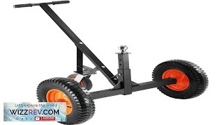 VEVOR Adjustable Trailer Dolly 1000lbs Tongue Weight Capacity Carbon Steel Trailer Mover Review [upl. by Dewayne]