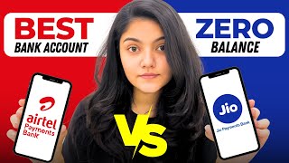 Airtel Payment Bank Account Open vs Jio Payment Bank Account Open  Best Zero Balance Bank Account [upl. by Herries450]