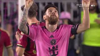 Messi First Playoffs Goal For Inter Miami  Audi 2024 MLS Cup Playoffs [upl. by Henigman993]