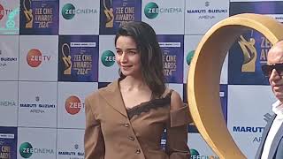 Alia Bhatt unveiles the Zee Cine Awards trophy aliabhatt zeecineawards [upl. by Analise]