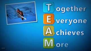 The meaning of TEAM Together Everyone Achieves More  20 Enhanced version [upl. by Frierson646]