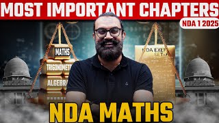 बस ये करो 😱  Most Important Chapters For NDA Maths  Strategy For NDA 1 2025 Maths  LWS [upl. by Groeg]