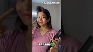 Use your straightener the right way Puffy Curtain effect😍✅ hairhacks hair shorts hacks [upl. by Elleraj]