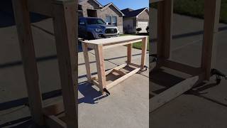 My first Workbench shorts woodworking workbench diy [upl. by Eresed]