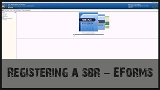 How to Use EForms  Form 1 SBR [upl. by Mears]